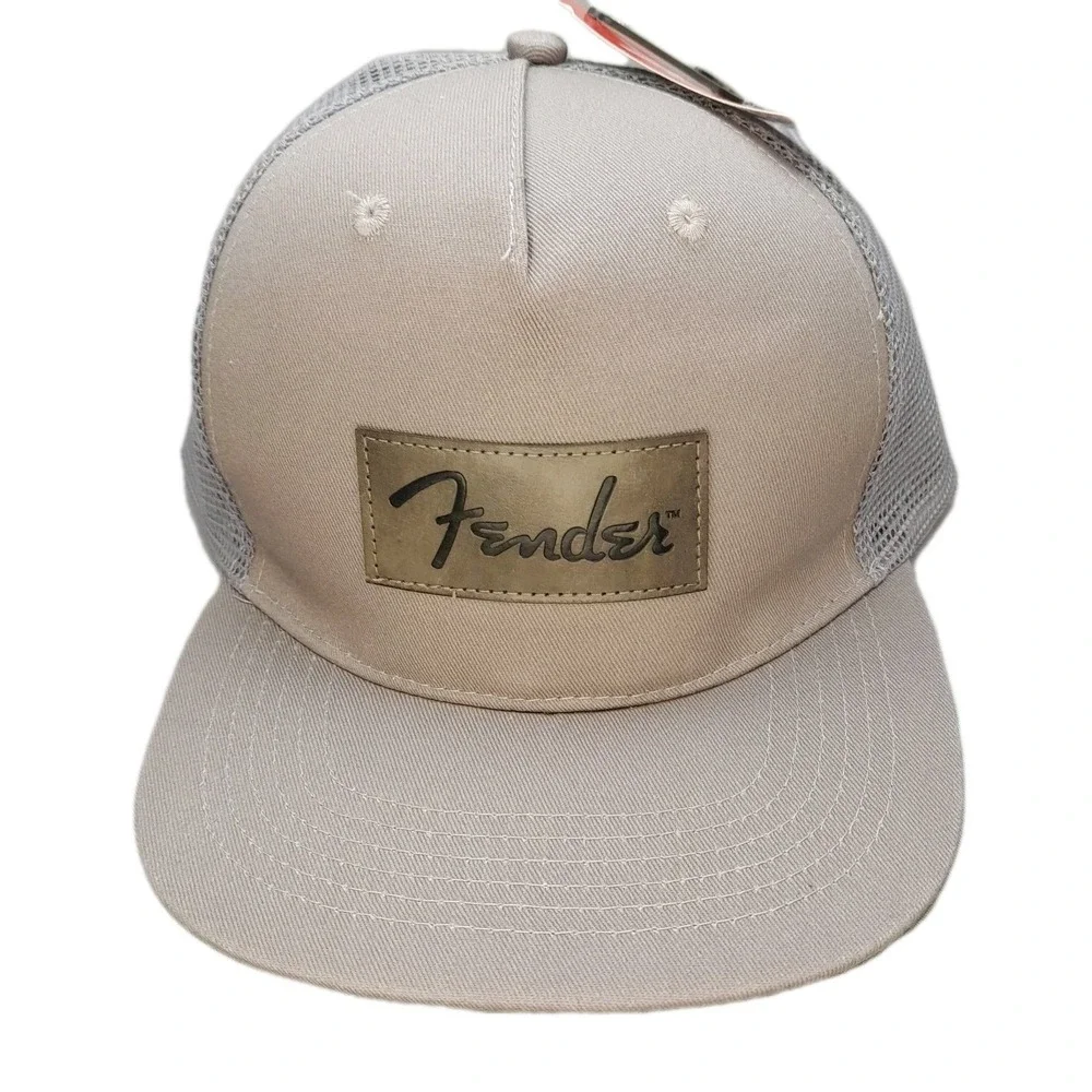 Fender Space Rock Snapback Hat Gray 2023 NWT Adjustable Cap